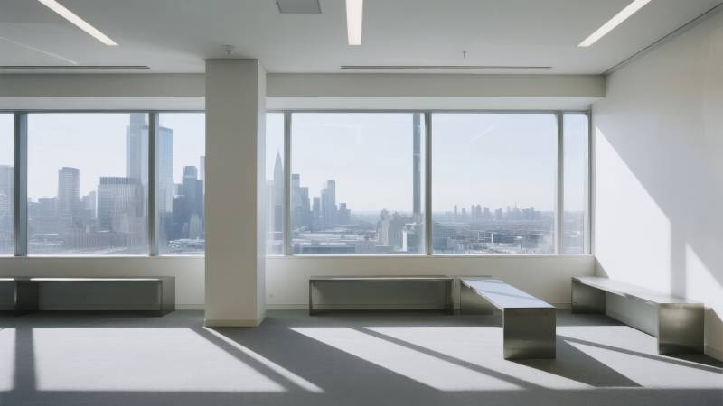 现代城市景观窗景图片