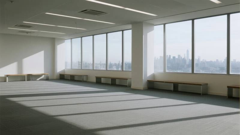 明亮宽敞的办公室图片