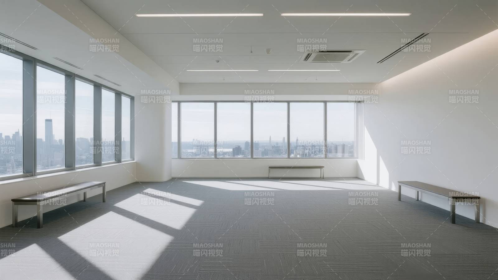 明亮宽敞的现代办公室图片