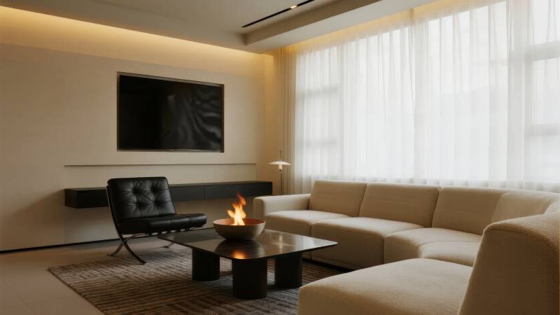 现代简约客厅设计图片