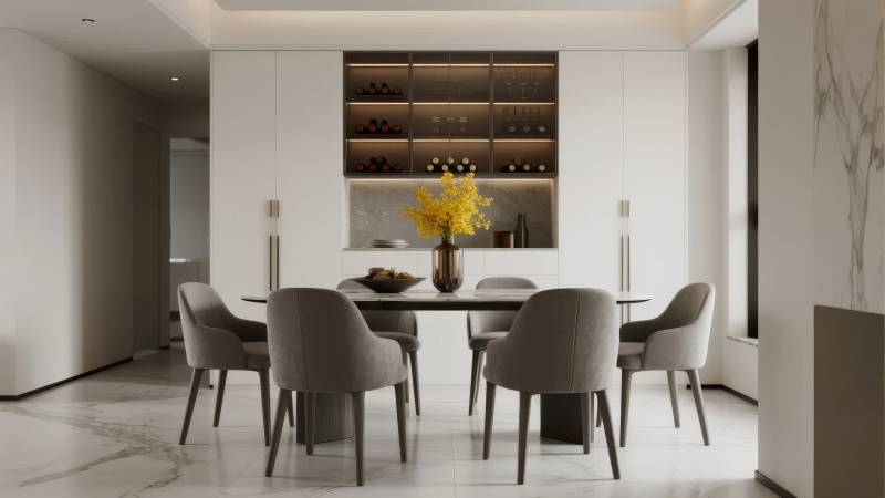现代简约餐厅设计图片