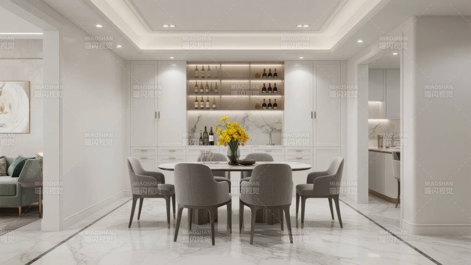 现代简约餐厅设计图片