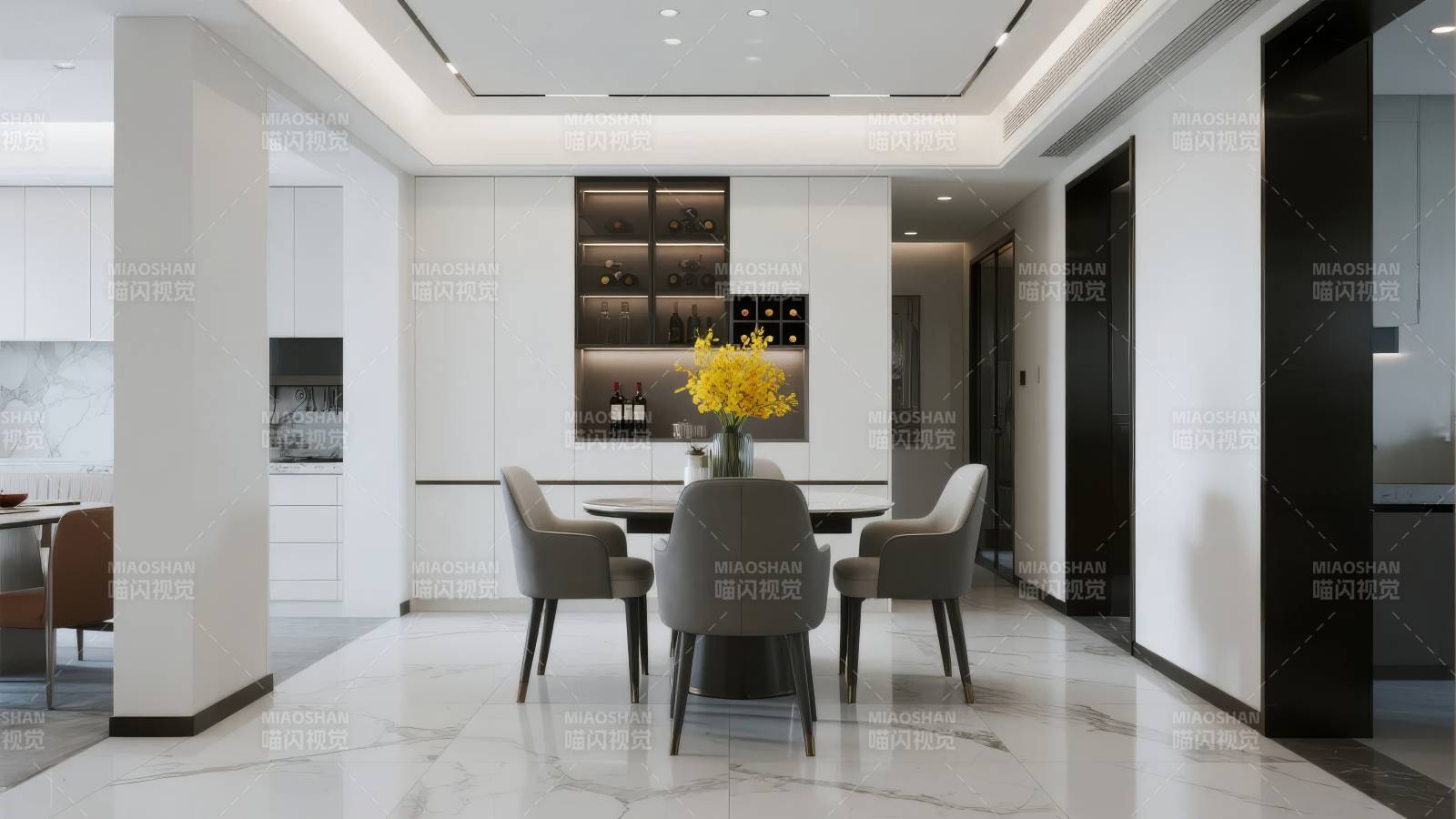 现代简约餐厅设计图片