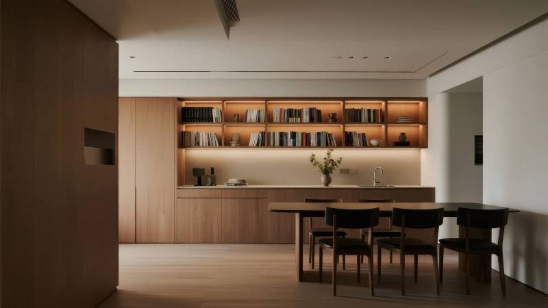 现代简约书房设计图片