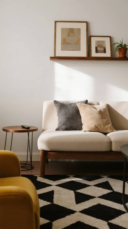 简约客厅布置图片