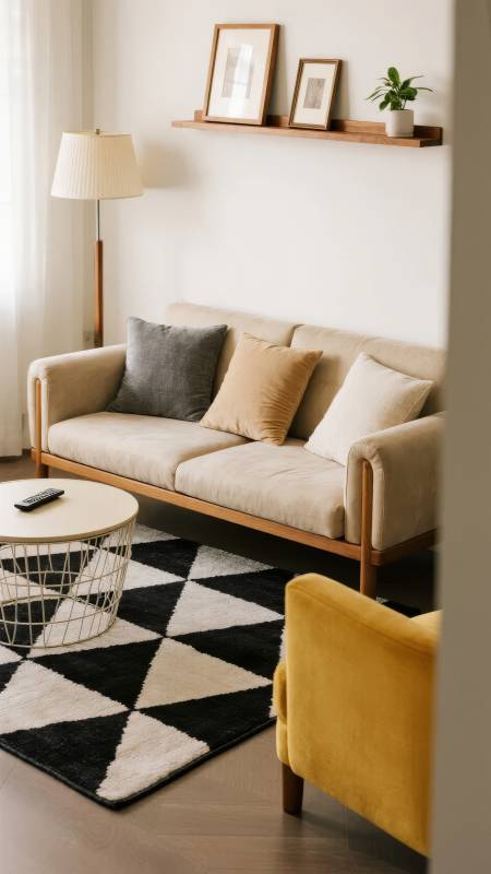 简约客厅布置图片