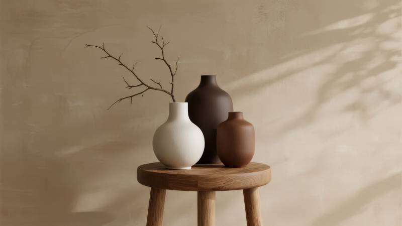 陶艺静物摆设图片