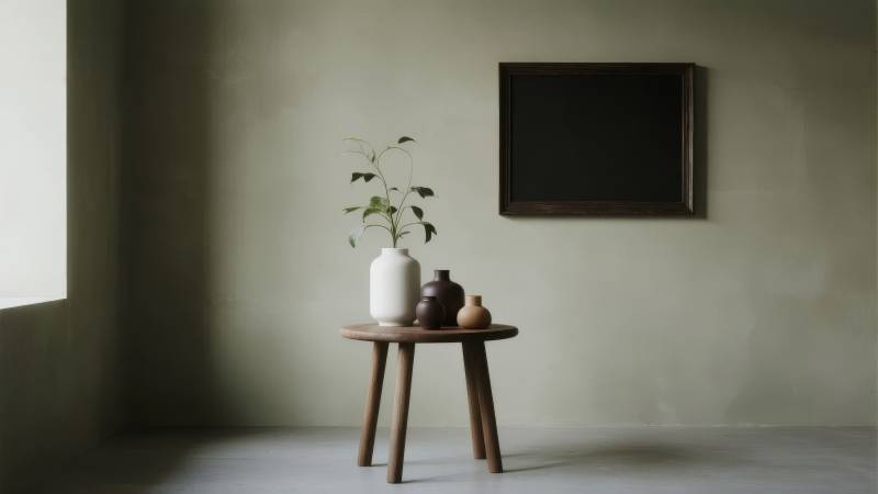 静谧角落 绿意盎然图片