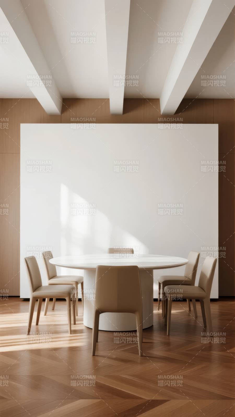 简约餐桌空间图片