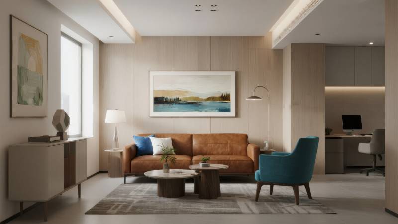 现代简约客厅设计图片