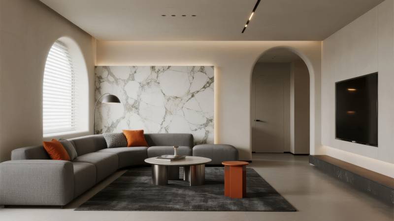 现代简约客厅设计图片