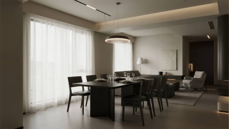 现代简约餐厅设计图片