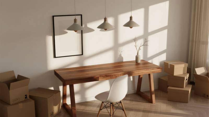 简约家居搬入新居图片