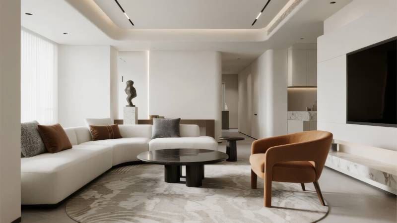 现代简约客厅设计图片