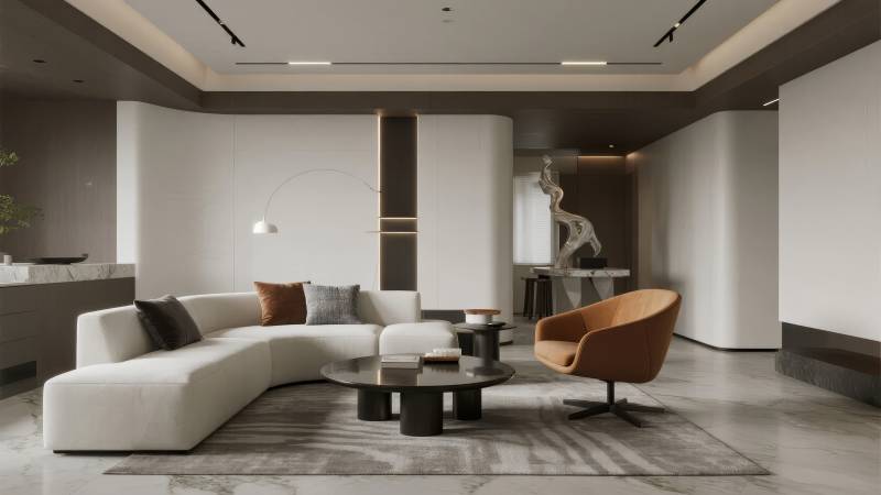 现代简约客厅设计图片