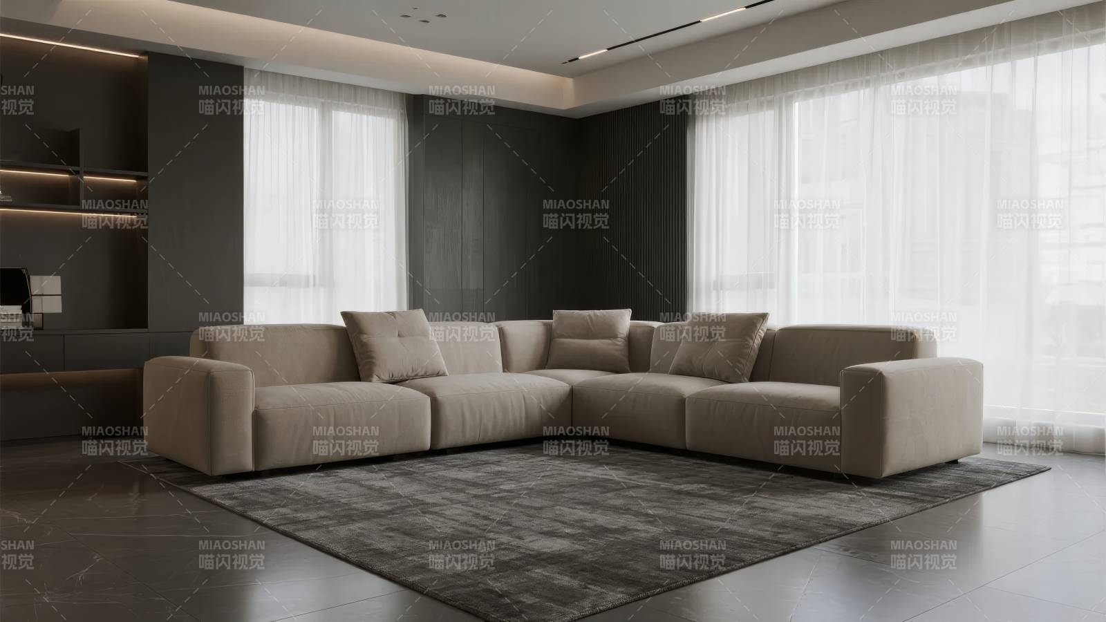 现代简约客厅沙发图片