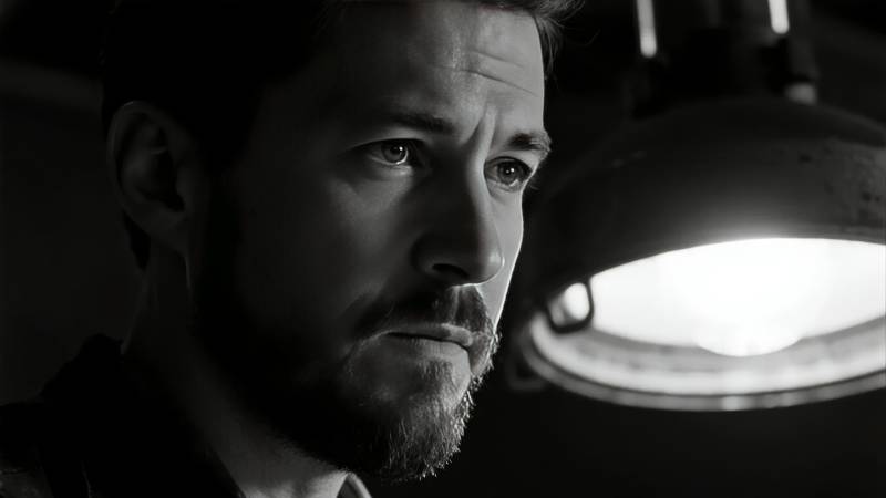 凝视黑暗中的光图片