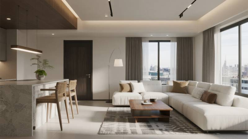 现代简约客厅设计图片