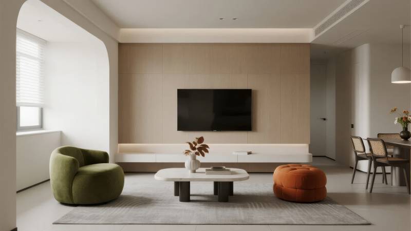 现代简约客厅设计图片