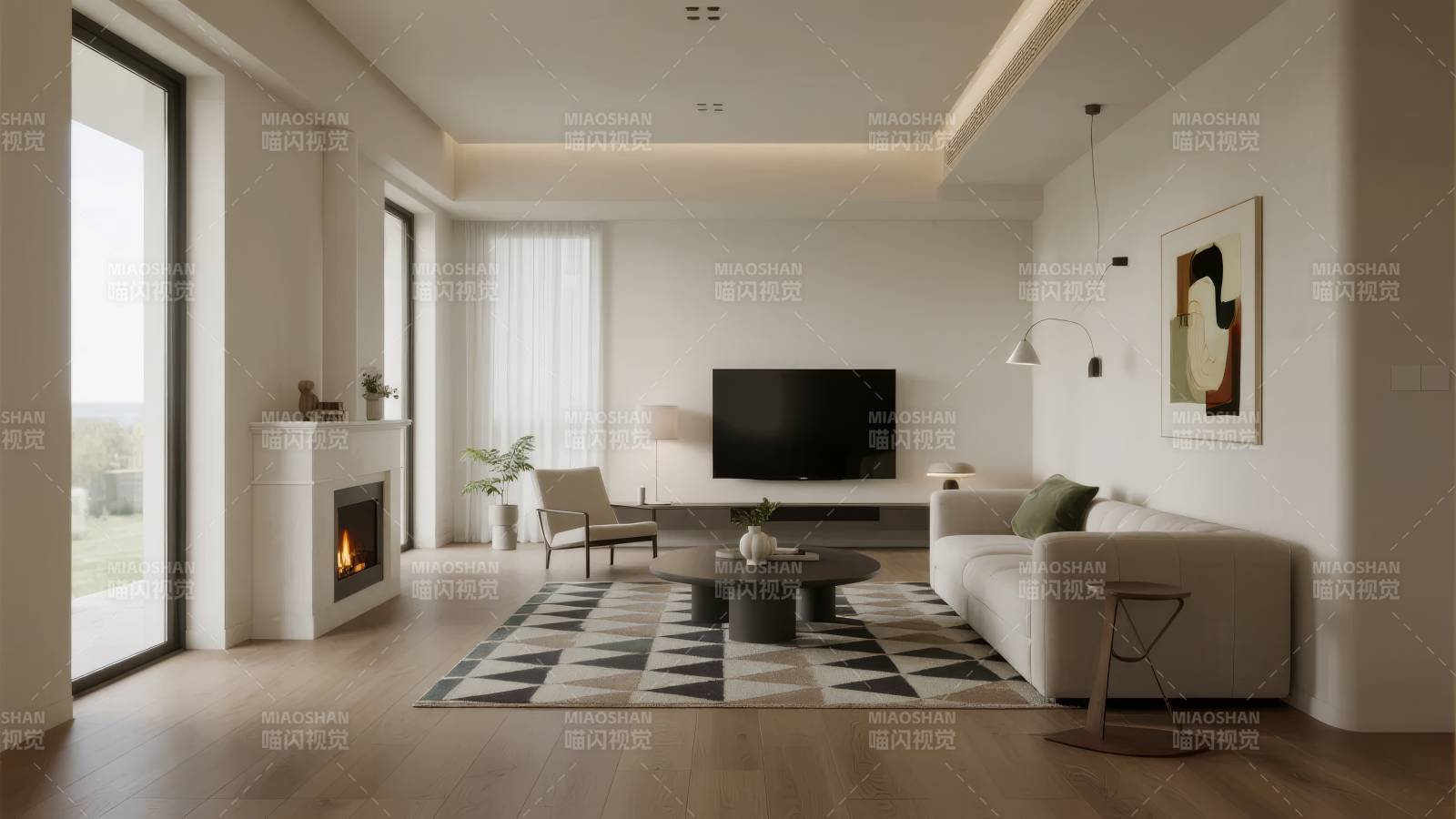 现代简约客厅设计图片