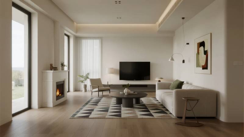 现代简约客厅设计图片