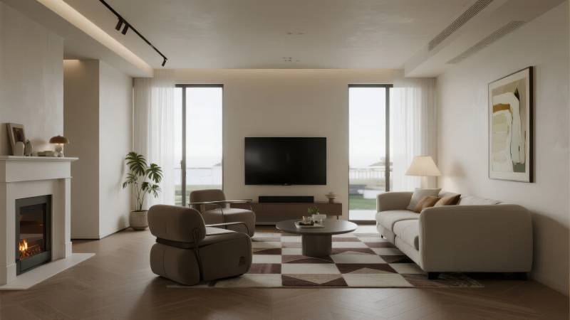 现代简约客厅设计图片