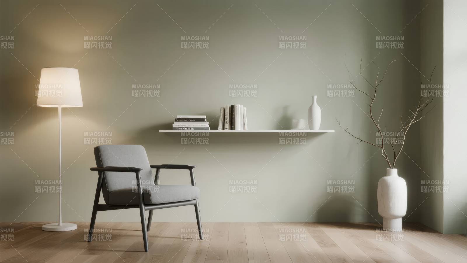 简约客厅一角图片