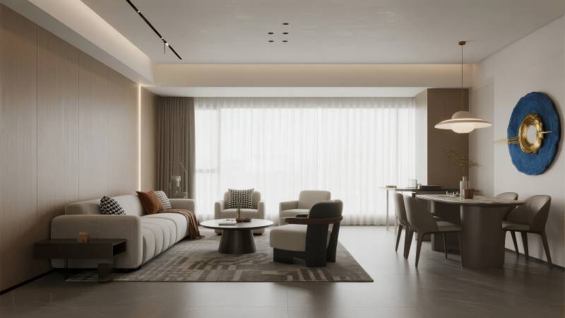 现代简约客厅设计图片