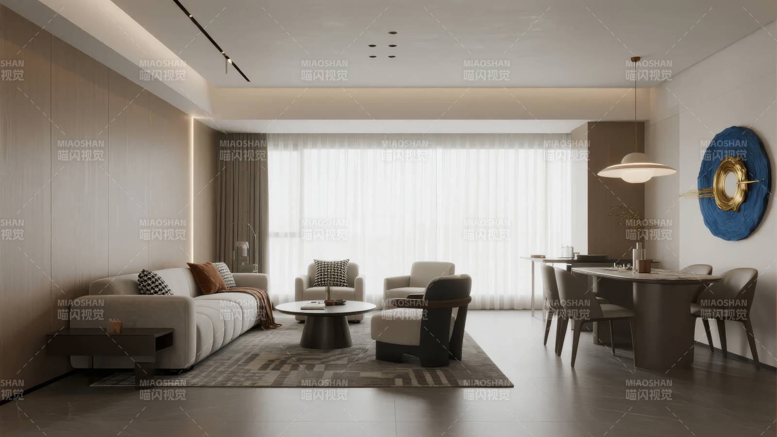 现代简约客厅设计图片