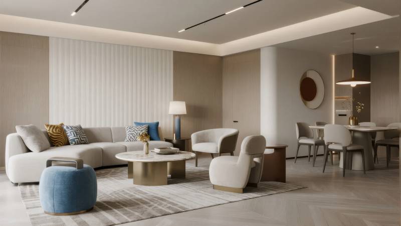 现代简约客厅设计图片