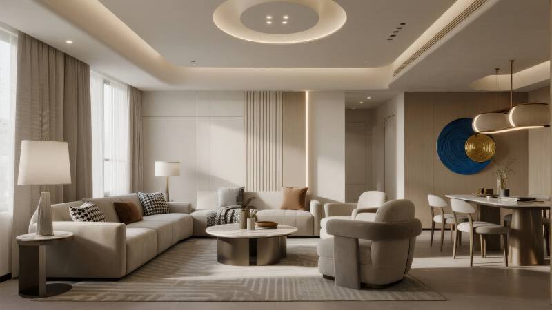 现代简约客厅设计图片