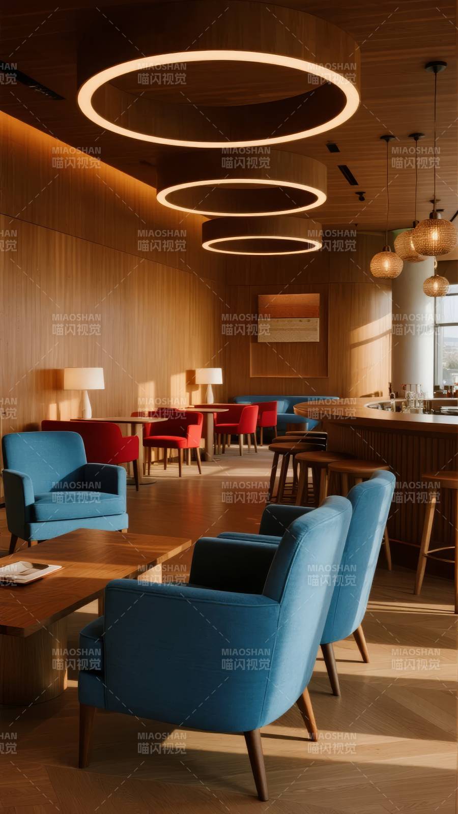 现代简约咖啡厅图片