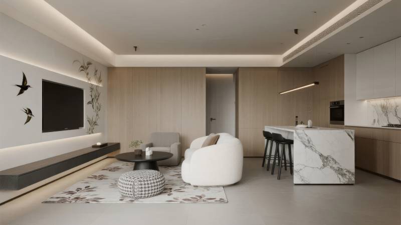 现代简约客厅设计图片