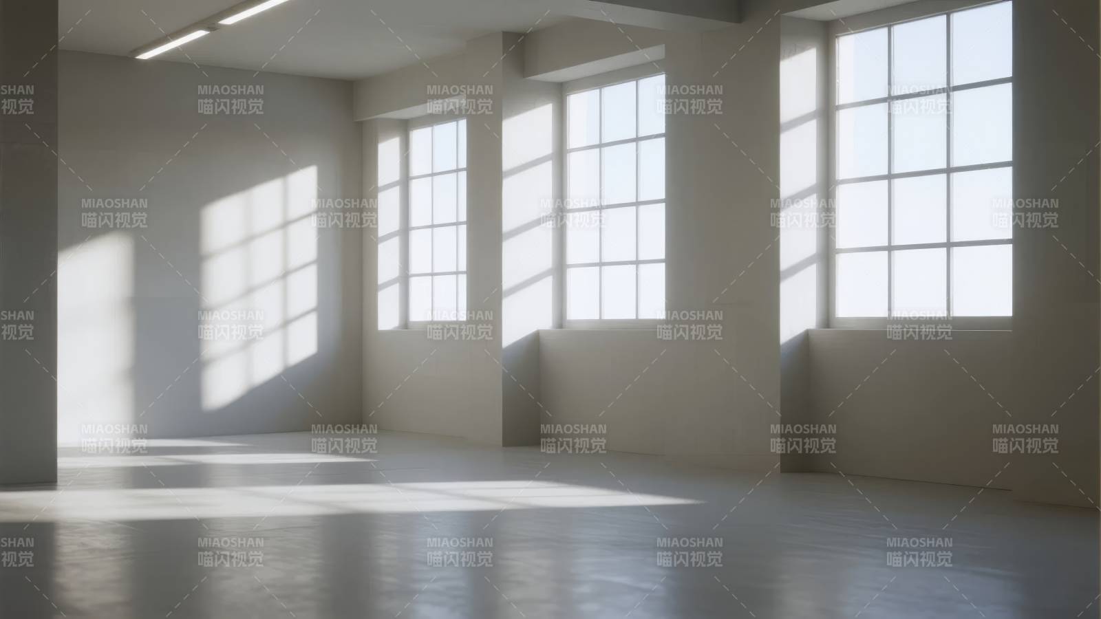 空旷明亮的房间图片