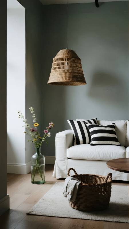 简约客厅一角图片