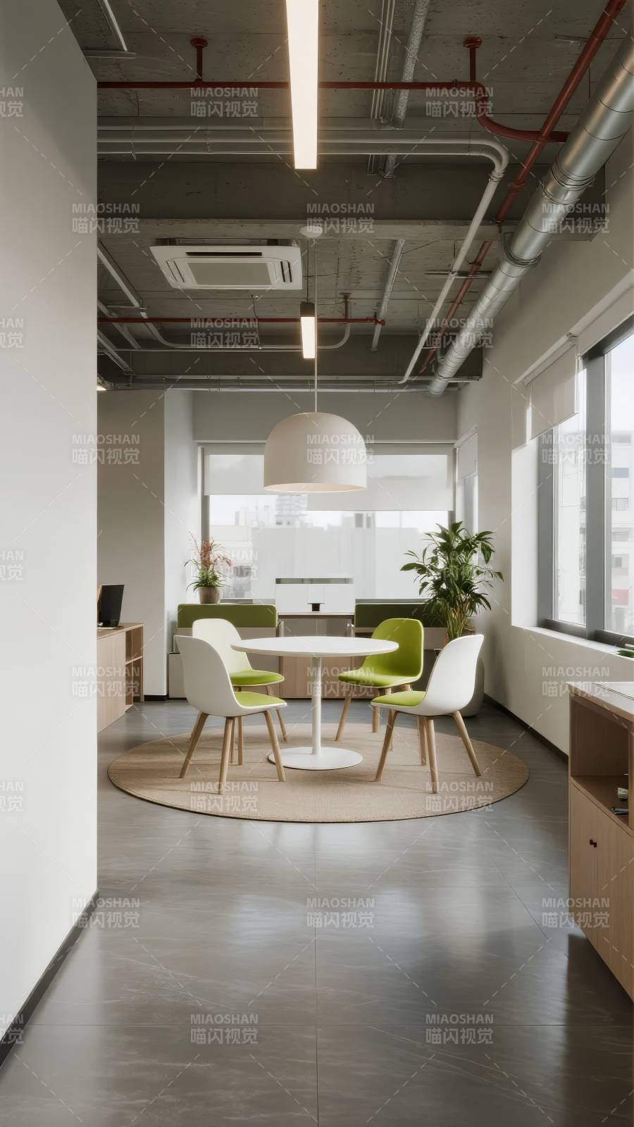 现代简约办公空间图片