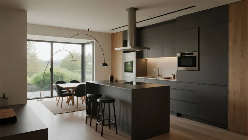 现代简约厨房设计图片