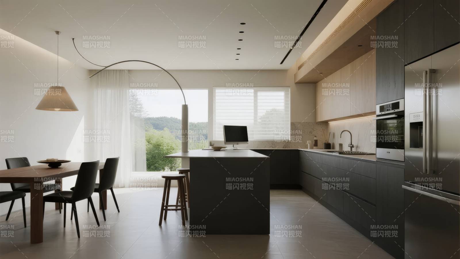 现代简约厨房设计图片