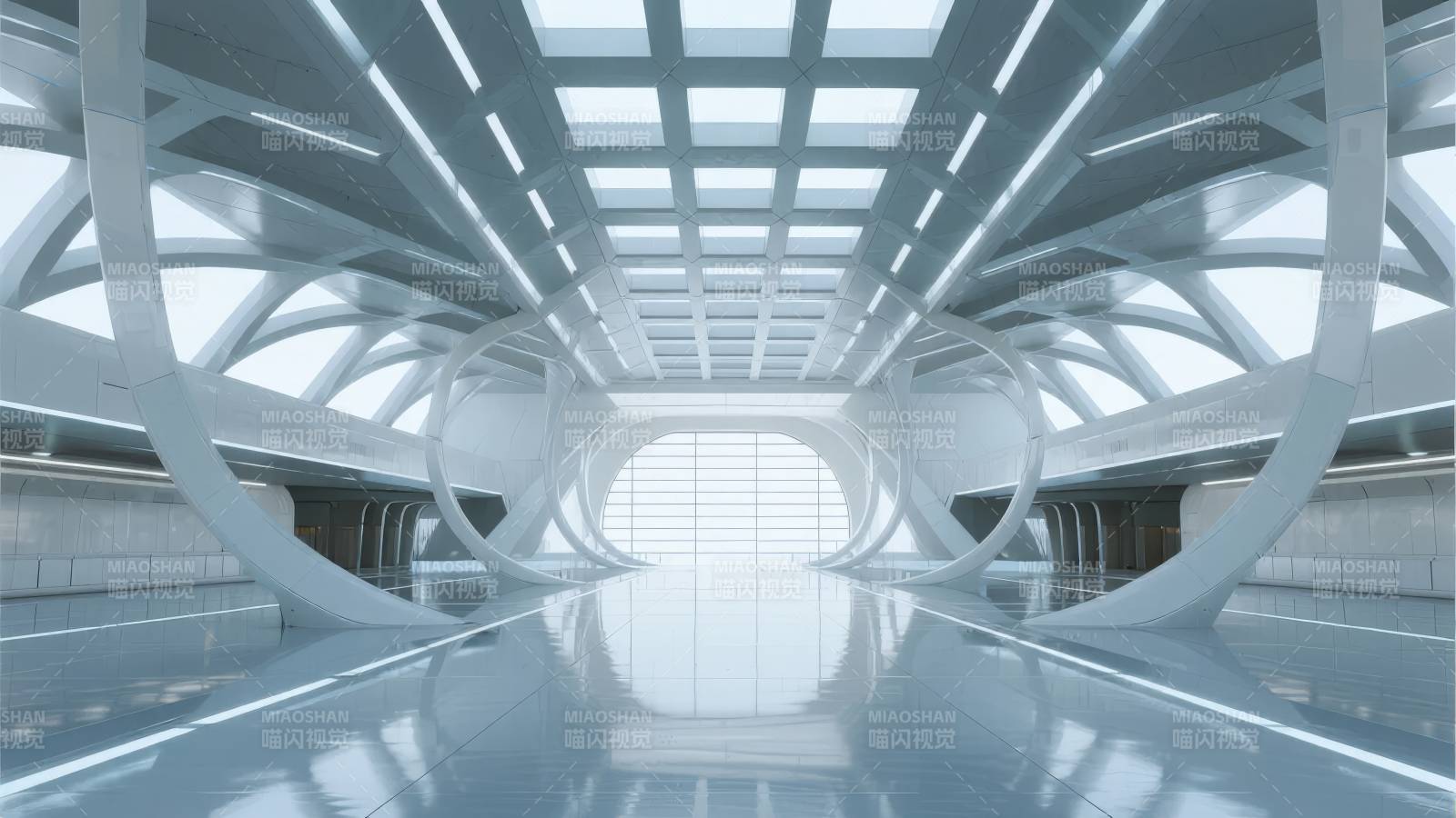 未来科技走廊图片