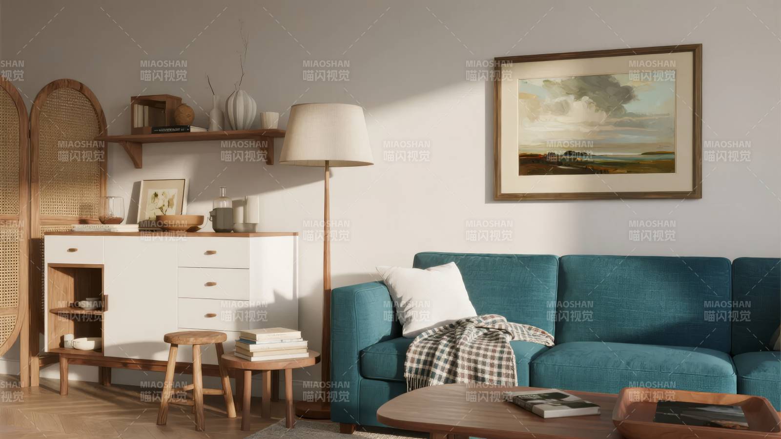 现代客厅布置图片