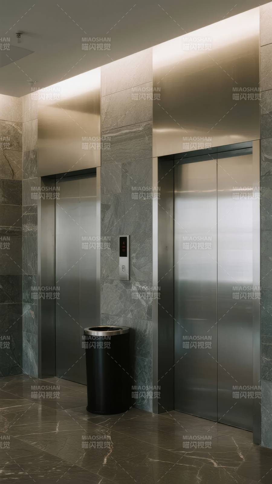 现代电梯间设计图片