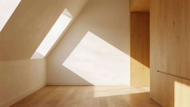 阳光洒满阁楼图片