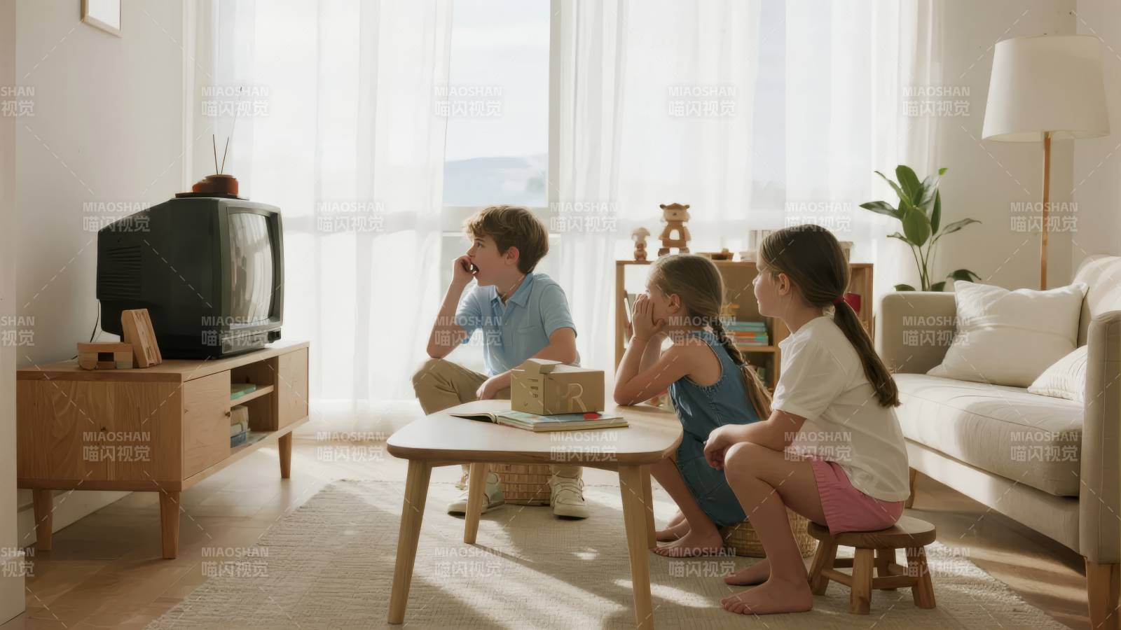 客厅里的温馨时光图片