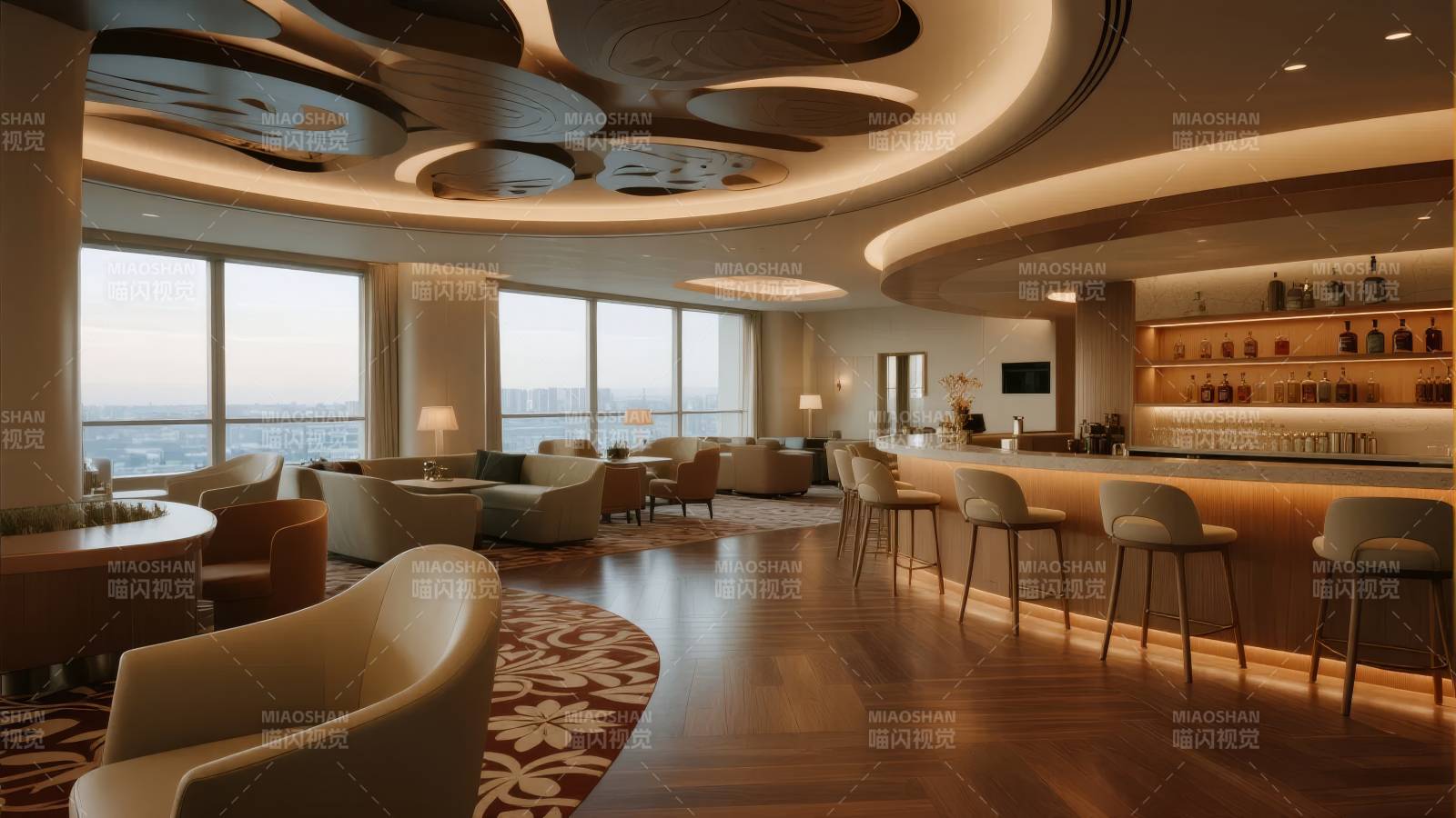 现代奢华酒店大堂图片