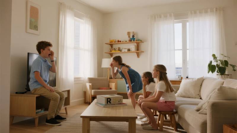 温馨家庭客厅时光图片