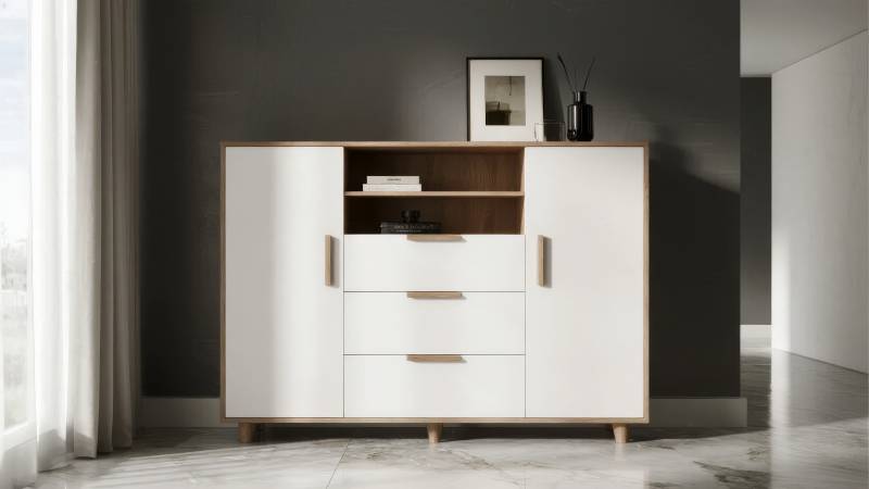 现代简约储物柜图片