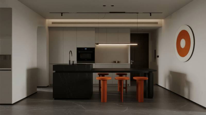 现代简约厨房设计图片