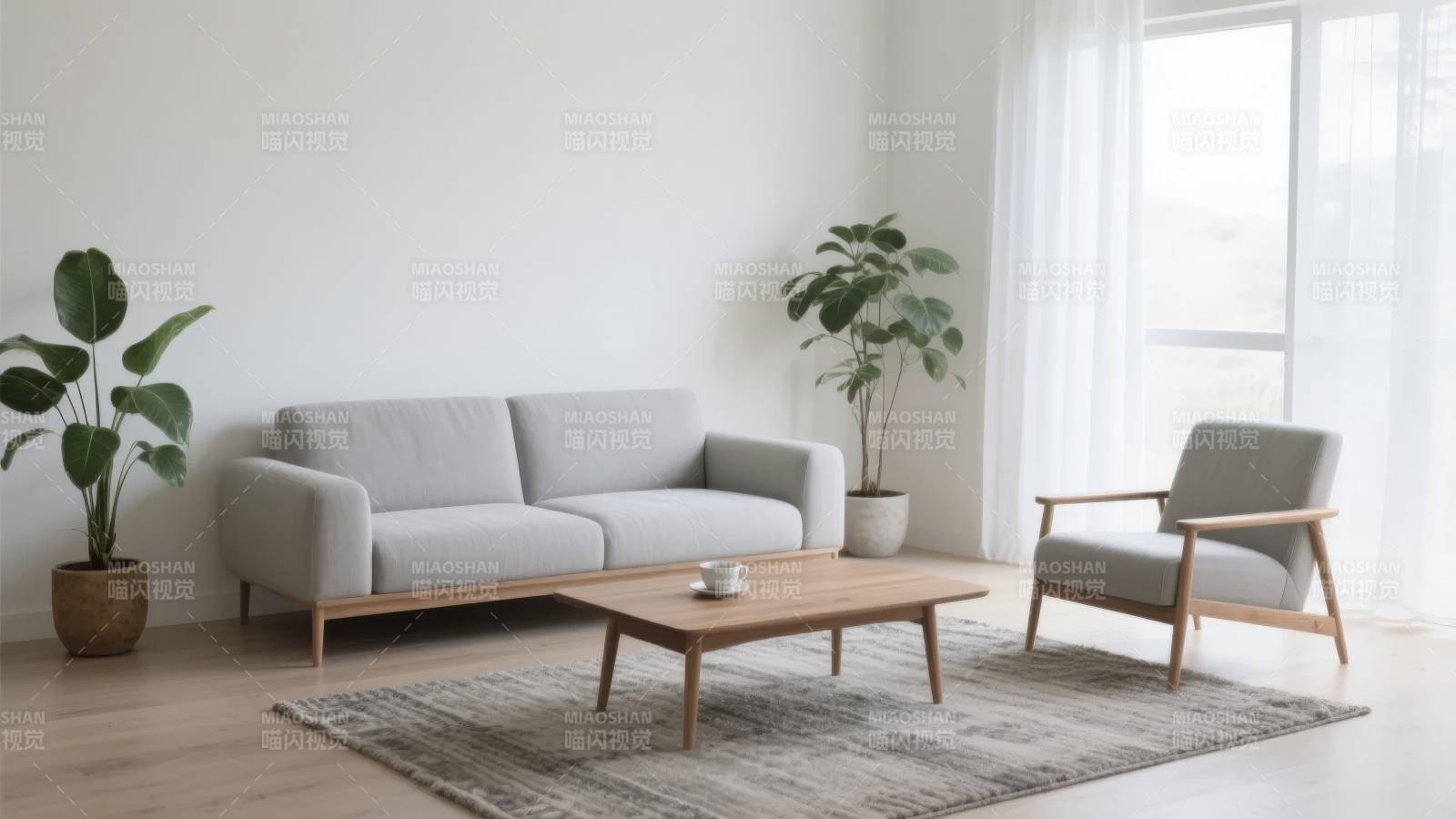 简约客厅布置图片