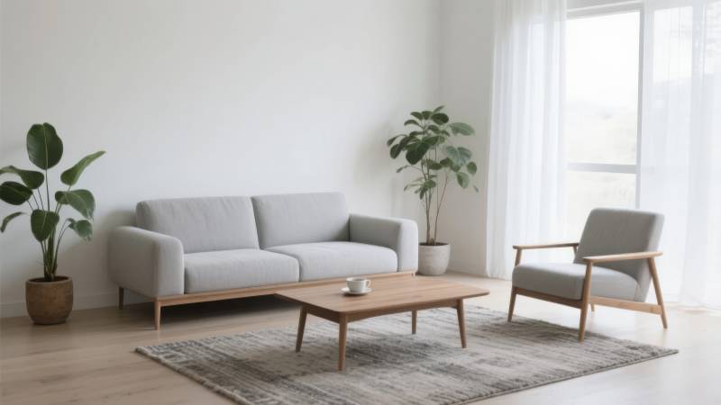 简约客厅布置图片