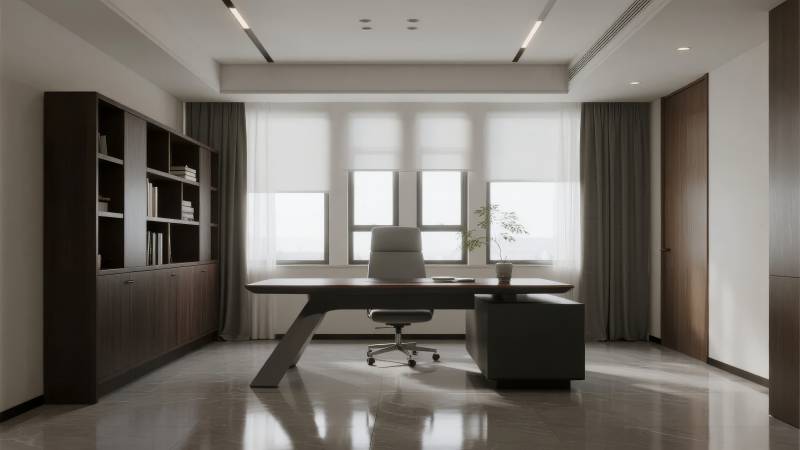现代简约办公室图片
